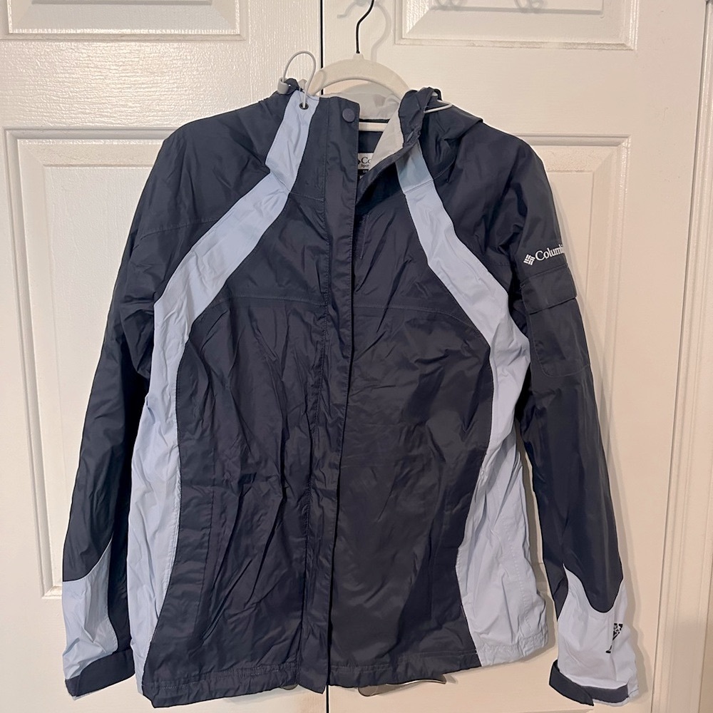 Columbia Blue Women's Rain Jacket